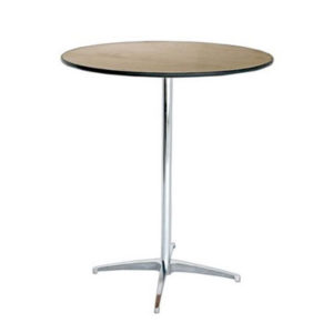 24" Round Tall Cocktail Table