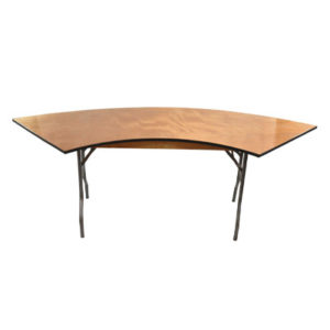 6' Serpentine Folding Table